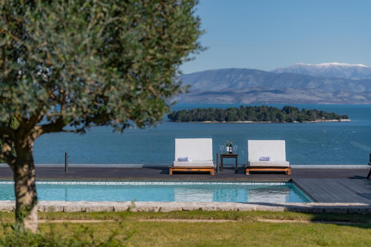Villa Blueline Alykes Potamou Bagian luar foto